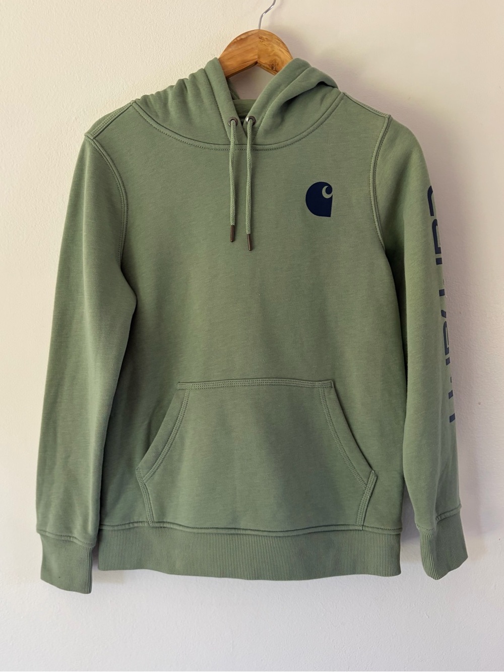 Carhartt Women's Clarksburg Graphic Sleeve Pullover Hoodie Size Small (4-6)